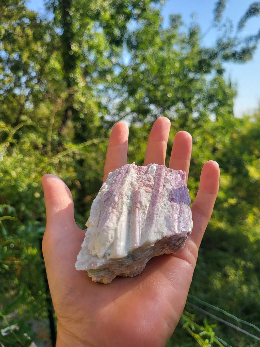 Tourmaline rose brute, pink tourmaline, tourmaline rose gemme, grande tourmaline, tourmaline vintage, tourmaline pastèque