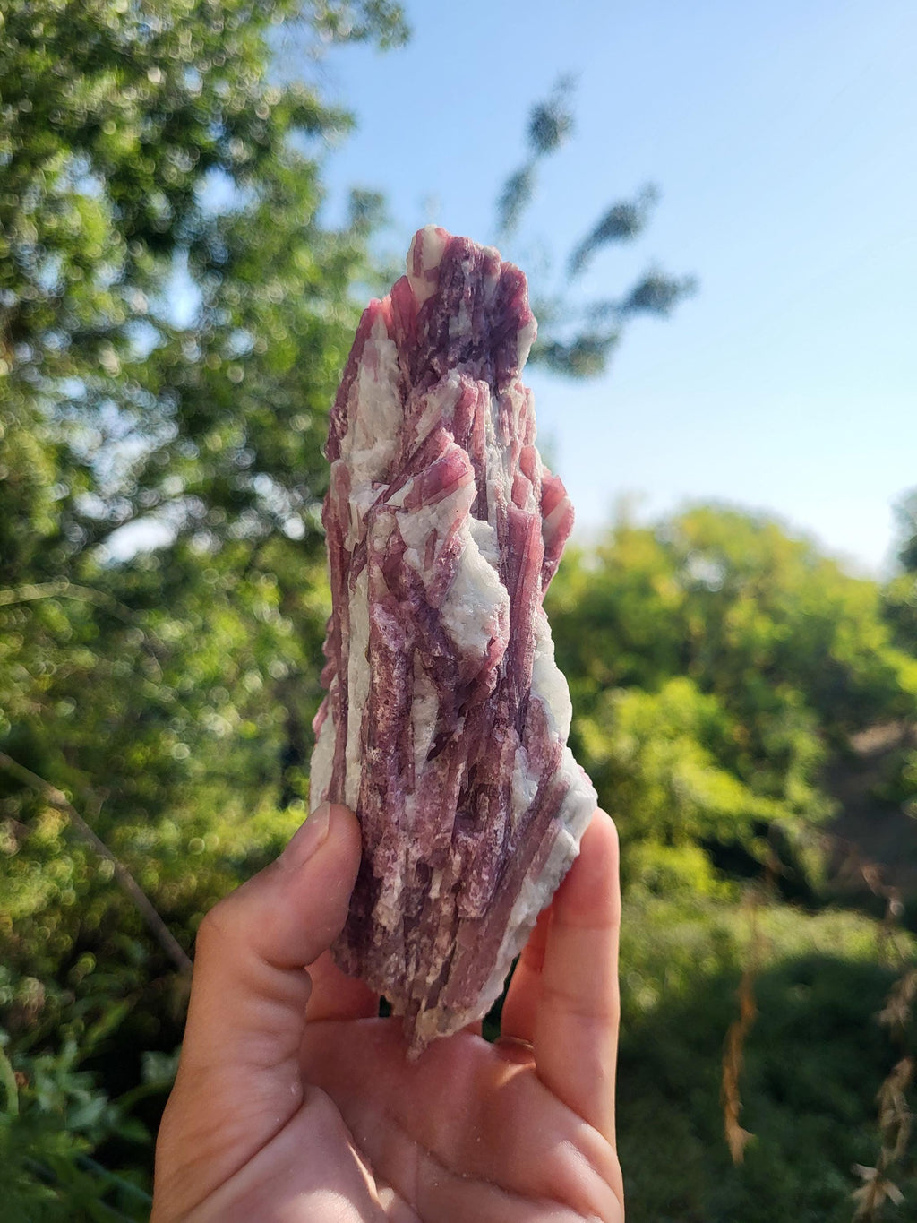 Tourmaline rose brute, pink tourmaline, tourmaline rose gemme, grande tourmaline, tourmaline vintage, tourmaline pastèque