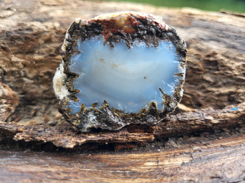 Géode d'agate coco du Mexique, géode de cristal naturel, pour lithothérapie, soin par les pierres, collection et décoration de la maison